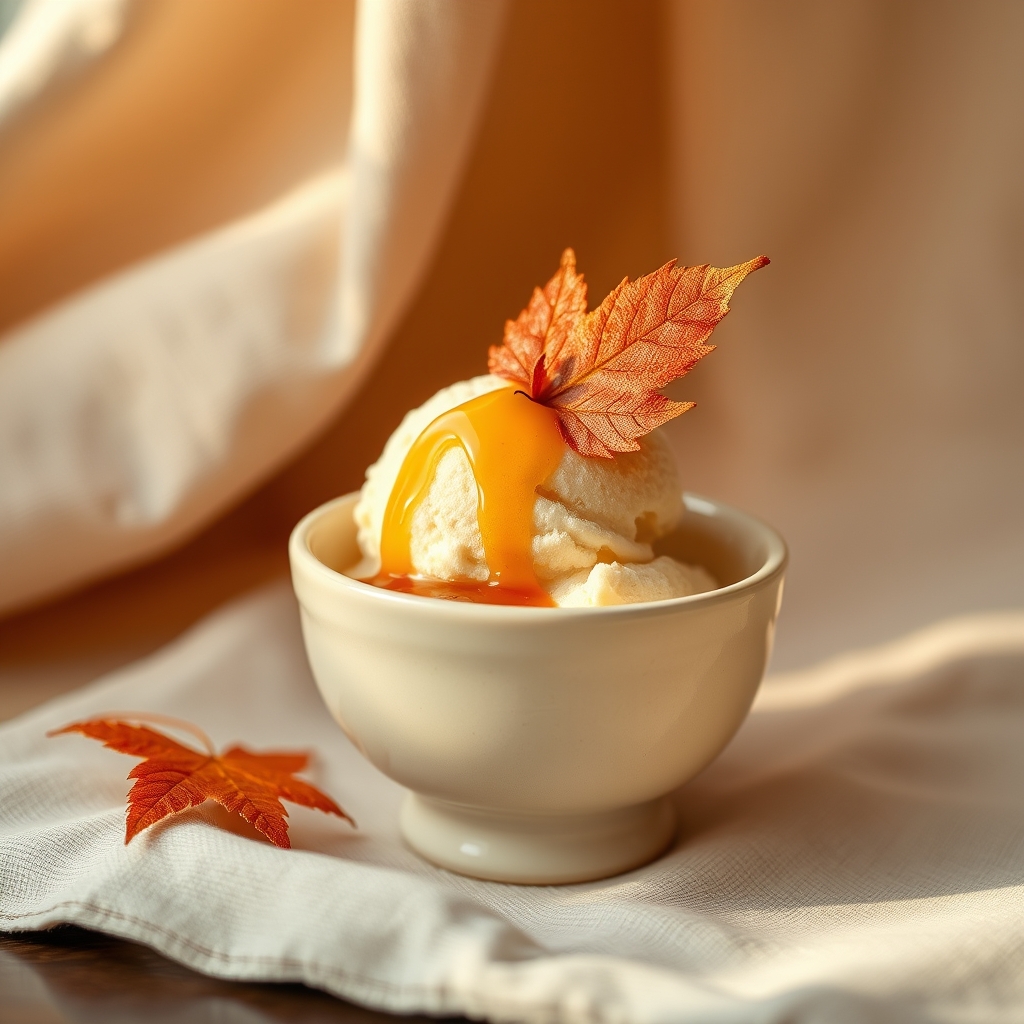 Pure Quebec maple cream gelato by La Cigale